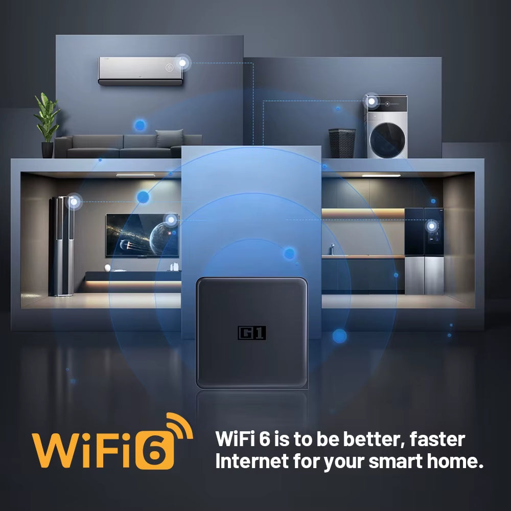 Experience Stunning 4K Streaming with the G1 Android TV Box - Google Certified, Dolby Vision, and Voice Assistant Built-In!