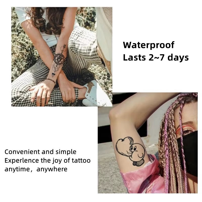 1 Sheet Arm Tattoo Sticker Waterproof Lasting Temporary Tattoo