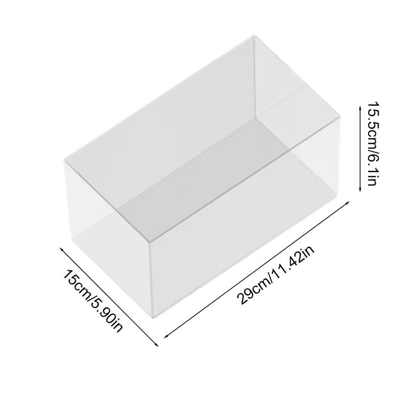 Small Aquarium Betta Tank Frameless Extra Clear Bowl for Crab Spider Terrariums Mini Habitat Temporary Space Men Women Nature