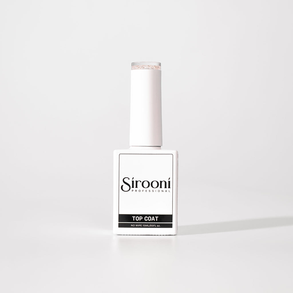 Top Coat - Gold Foil Glitter | 15Ml