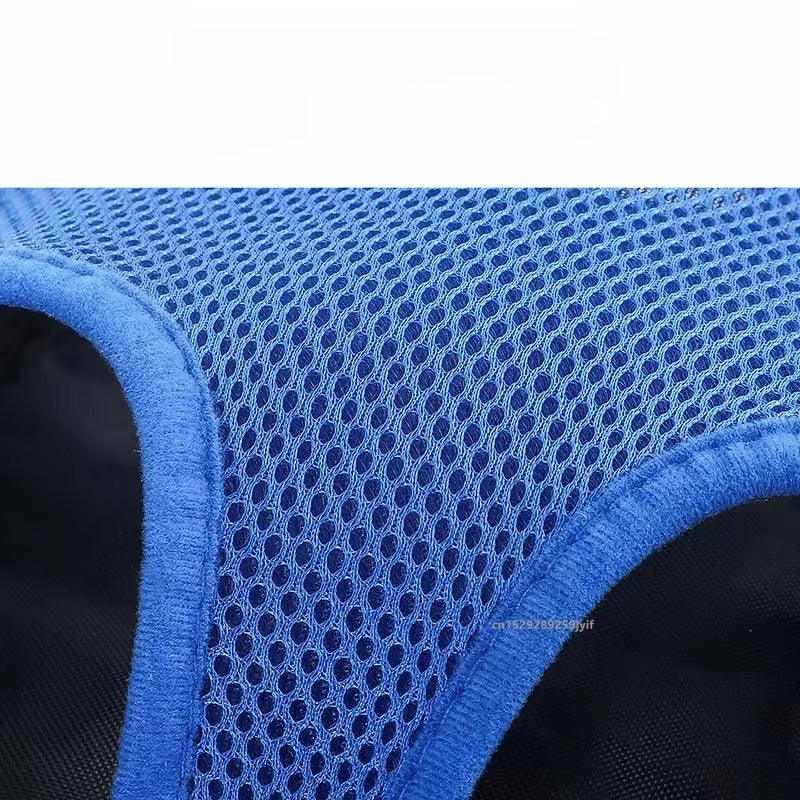 Double Shoulder Breathable Portable Travel Pet Dog Carrier Backpack Mesh Carrier Front Bag for Small Dog Cats Outdoor