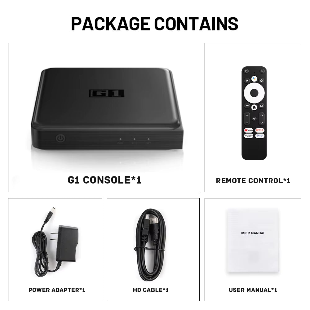 Experience Stunning 4K Streaming with the G1 Android TV Box - Google Certified, Dolby Vision, and Voice Assistant Built-In!